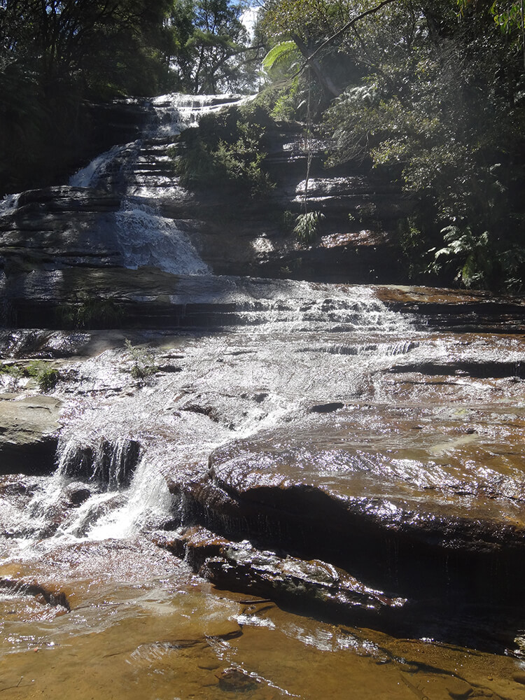 Kedumba River above the falls About the Mountains