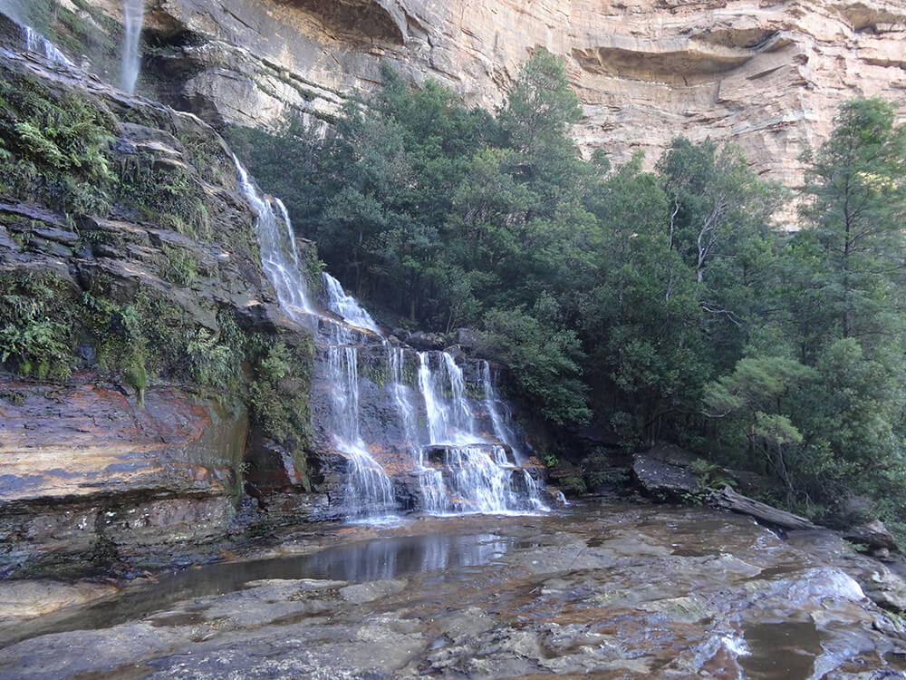 Mid-point of the Katoomba Falls About the Mountains