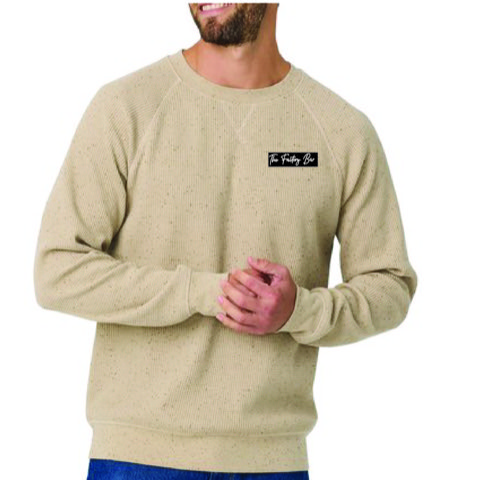 Crewneck Sweatshirt & Waffle Weave Sweatshirt Front