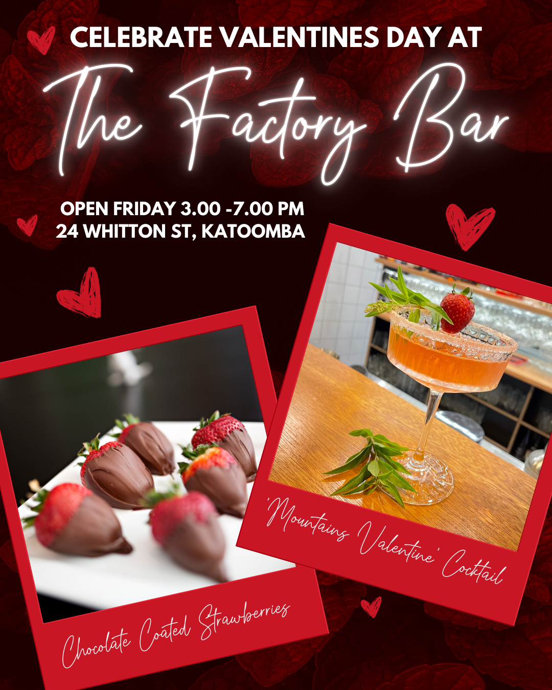 Blue Mountains Gin Bar Valentines Day 2025