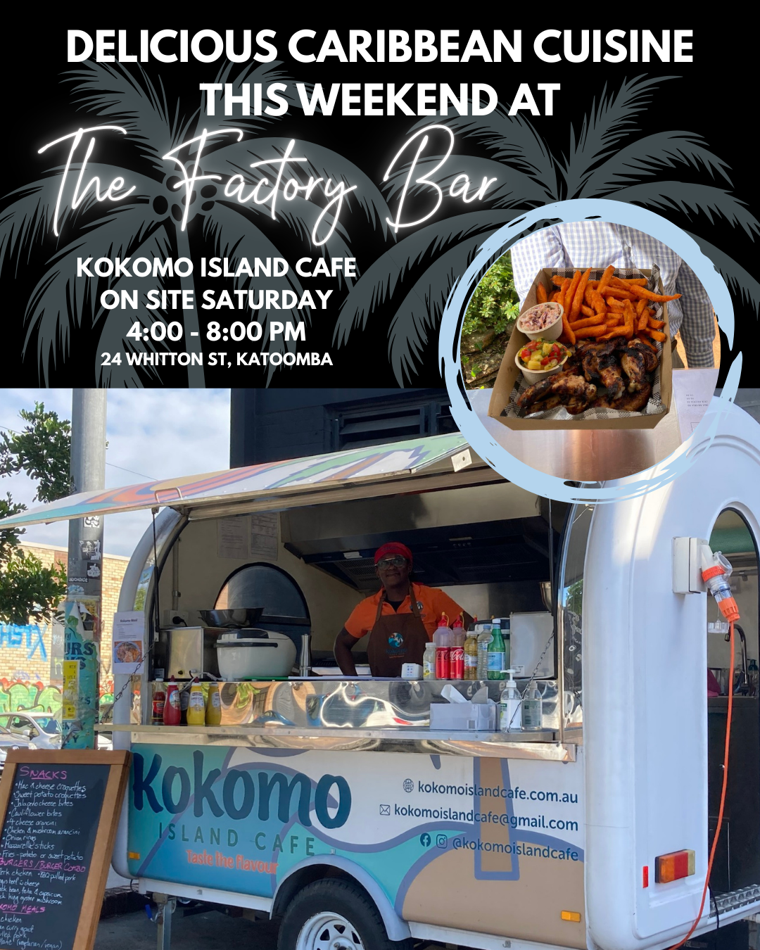 Kokomo Island Cafe at The Factory Bar