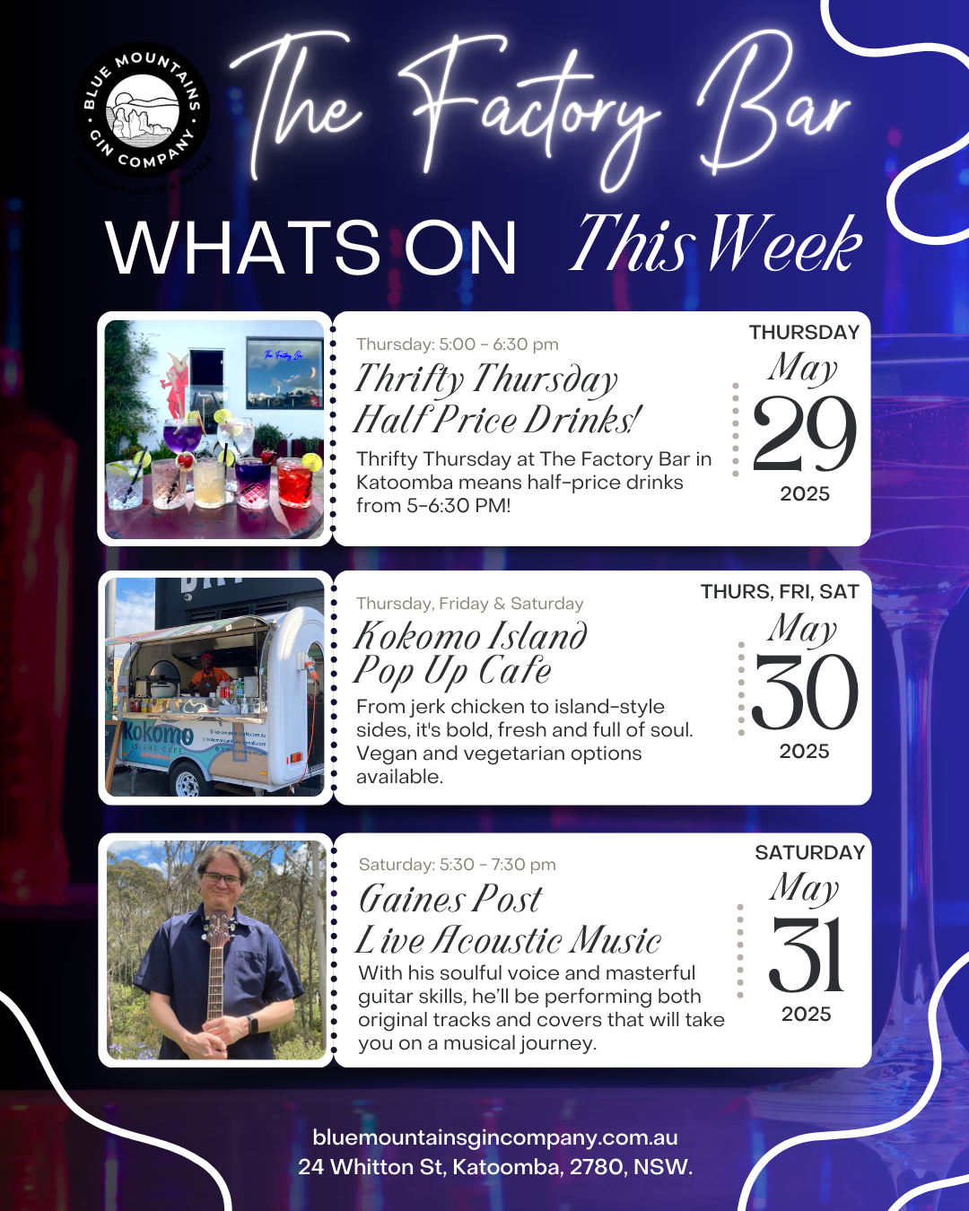 Blue Mountains Gin Company Whats On